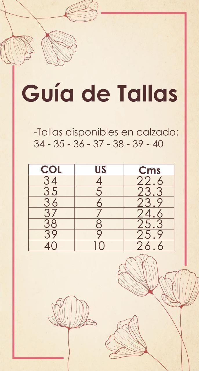 Guía de tallas