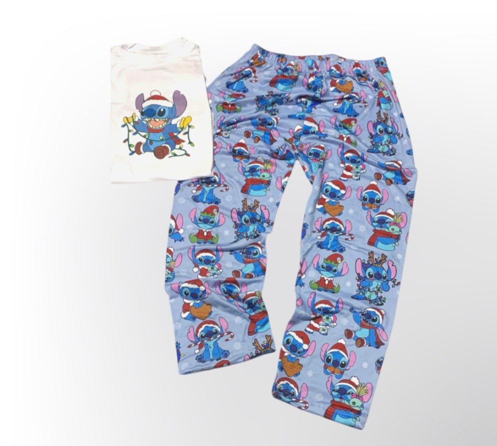 Pijama Stitch Navideño