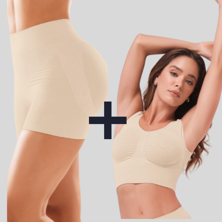 COMBO PROMO Top + Panty modelación seamless 15%OFF