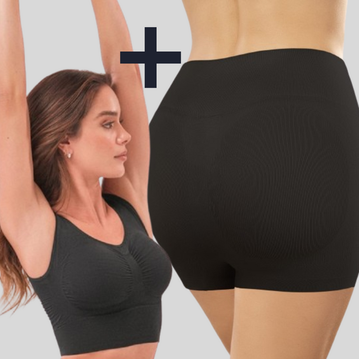 COMBO PROMO Top + Panty modelación seamless 15%OFF