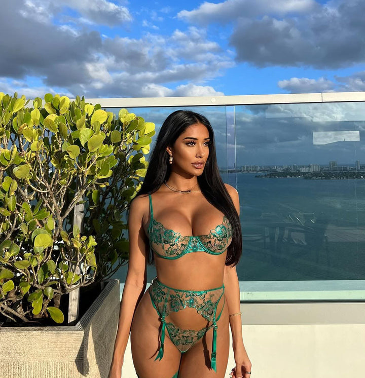 Set Esmeralda x4 Piezas