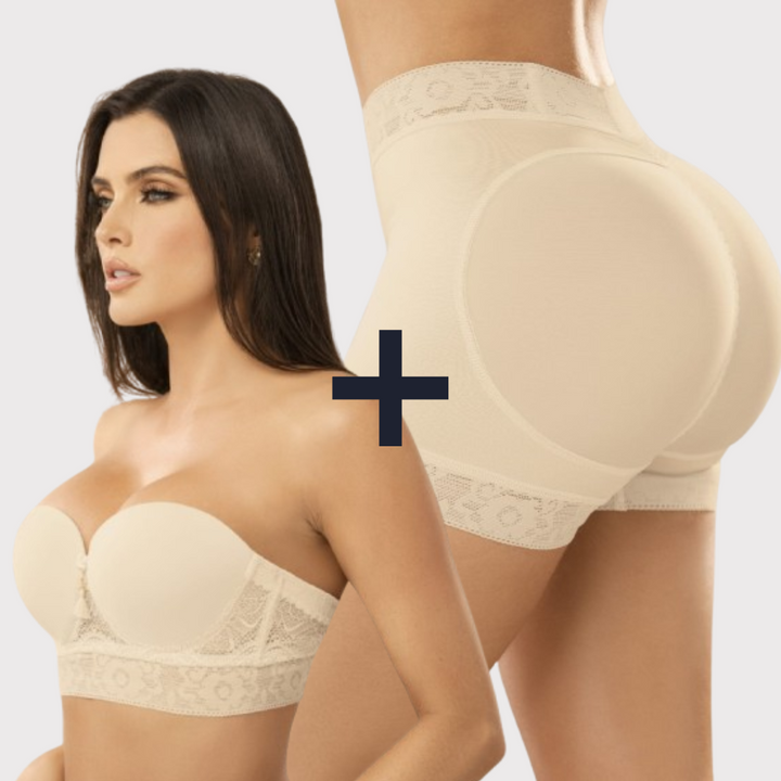 COMBO PROMO Strapless+ Panty Moldeador 15%OFF