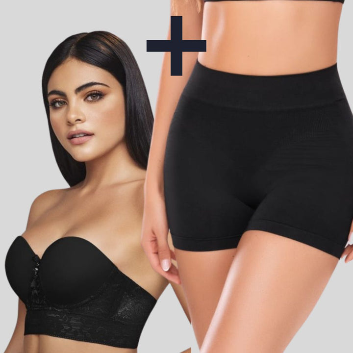 COMBO PROMO Strapless + Panty modelación seamless 10%OFF